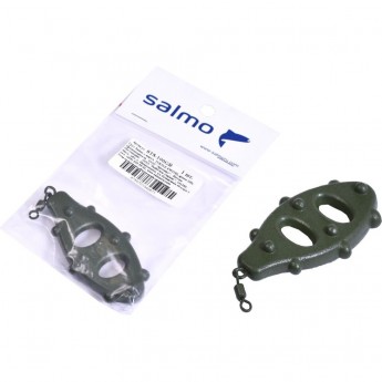Груз SALMO с вертлюгой Turtle Swivel green 100г Груз SALMO с вертлюгой Turtle Swivel green 100г