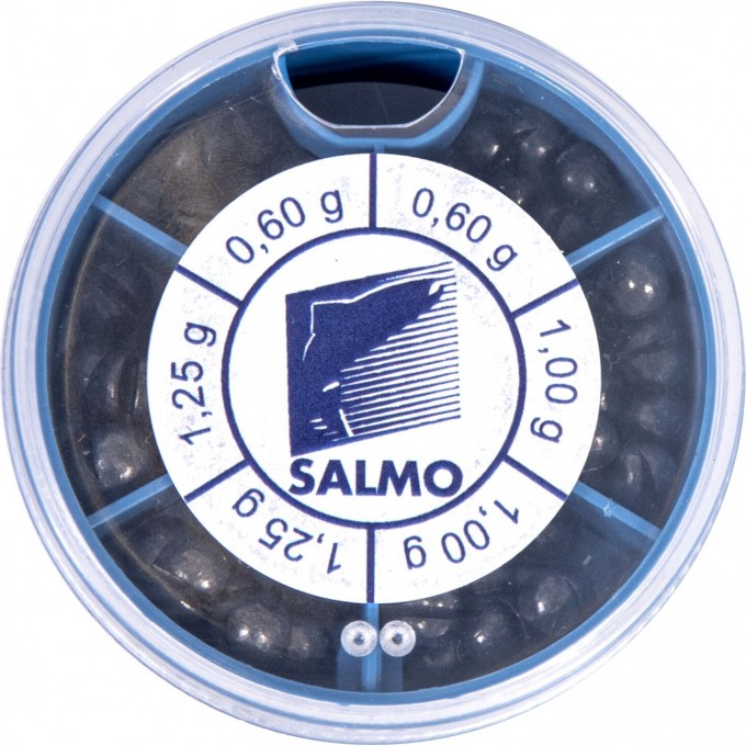 Грузила SALMO Дробинка Pl 6 секций крупные 050г набор 1007-KP50