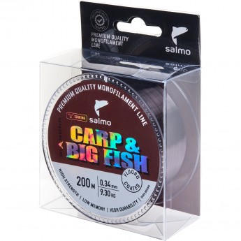 Леска монофильная SALMO DIAMOND CARP & BIG FISH FLUORO COATED Dark Brown 200/034