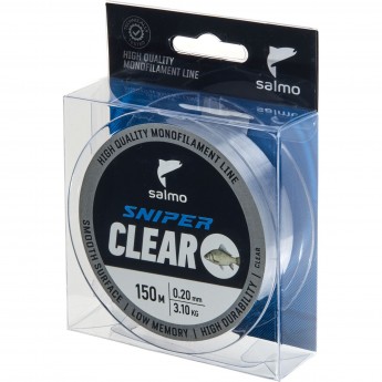 Леска монофильная SALMO SNIPER CLEAR 150/020