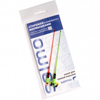 Сторожки лавсановые с мормышками SALMO ROACH набор Сторожки лавсановые с мормышками SALMO ROACH набор