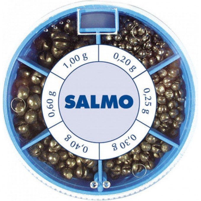 Грузила SALMO дробинка Pl 6 секций стандартные 120г набор 1007-ST120