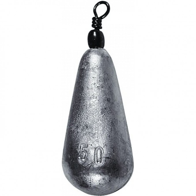 Грузило свинцовое SALMO Конус с вертлюгой 100г P5507-100