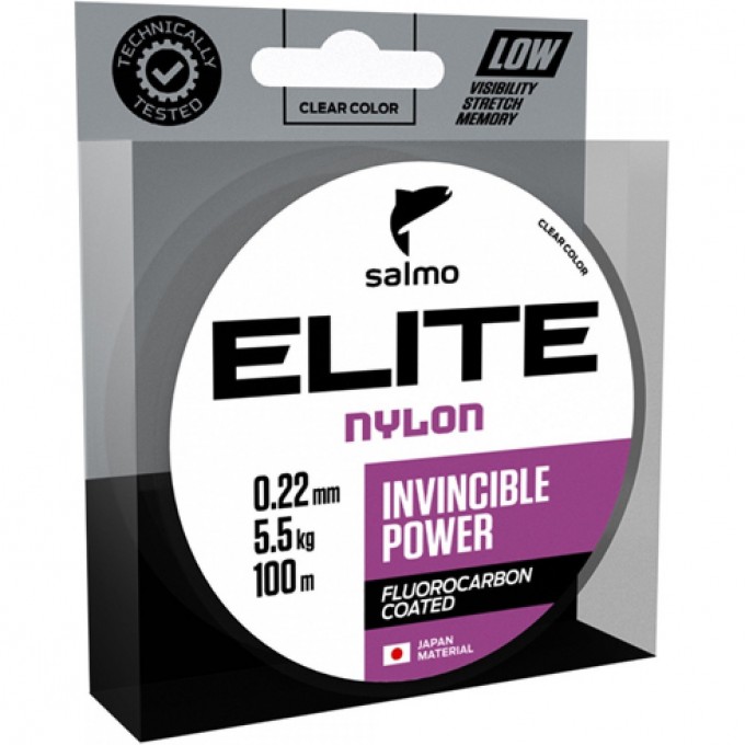 Леска монофильная SALMO Elite Fluoro Coated Nylon 100/017 4118-017