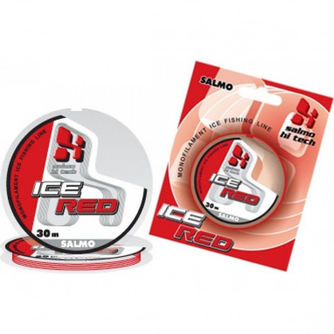 Леска монофильная зимняя SALMO Hi-Tech Ice Red 030/020 4941-020