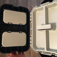 Ящик рыболовный зимний 2-х ярусный пластиковый с карманами SALMO 33.5х23.5х39см